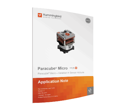 Paracube Micro – Variation in Sensor Attitude